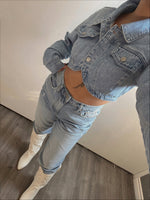 These Days Cropped Denim Jacket